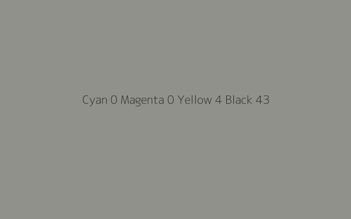 CMYK Color: Cyan 0 Magenta 0 Yellow 4 Black 43 CMYK name: Aquashield half tapa CMYK Color: Cyan 0 Magenta 0 Yellow 4 Black 43 CMYK name: Aquashield half tapa