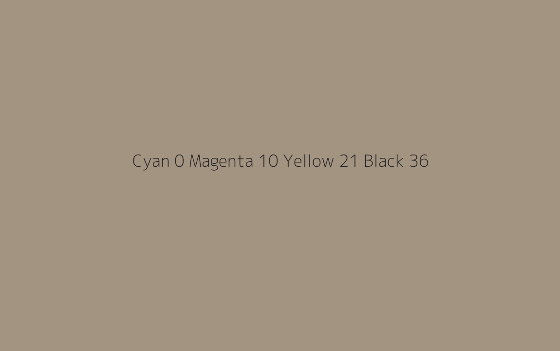 CMYK Color: Cyan 0 Magenta 10 Yellow 21 Black 36 CMYK name: Triple sandcastle CMYK Color: Cyan 0 Magenta 10 Yellow 21 Black 36 CMYK name: Triple sandcastle