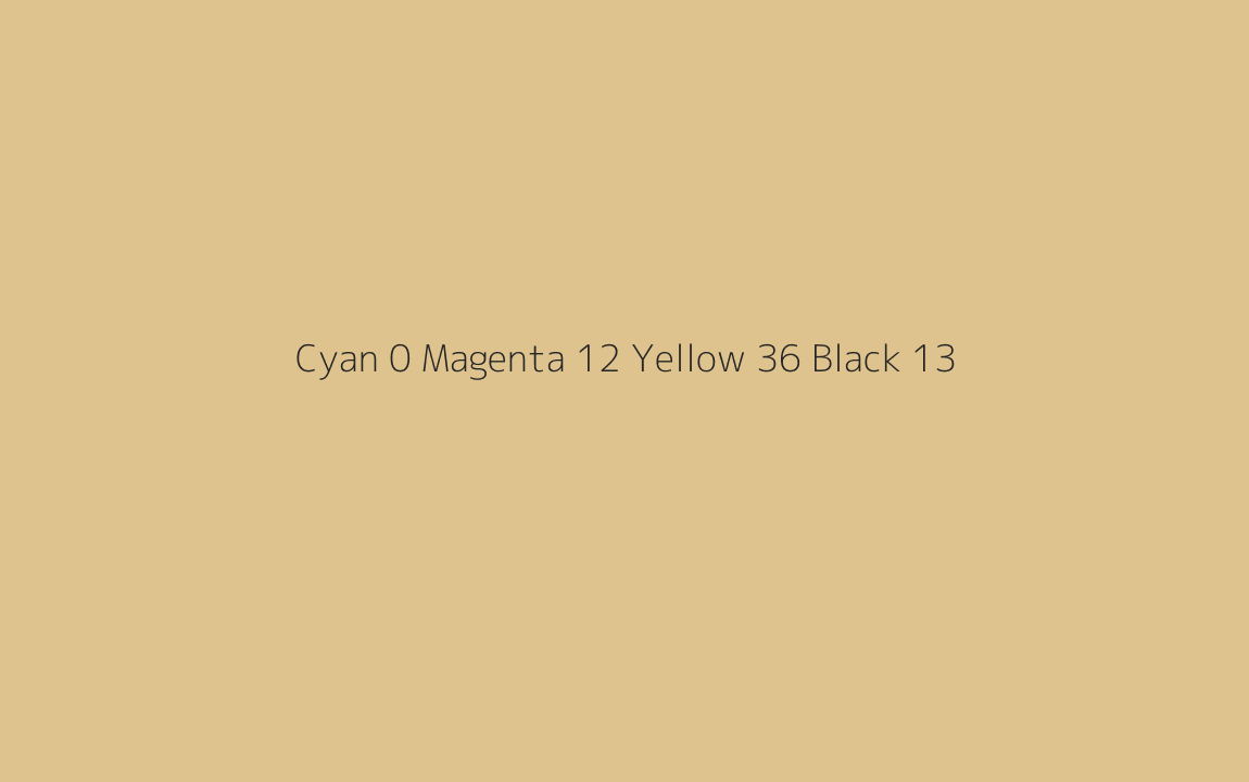 CMYK Color: Cyan 0 Magenta 12 Yellow 36 Black 13 CMYK name: Manuka honey CMYK Color: Cyan 0 Magenta 12 Yellow 36 Black 13 CMYK name: Manuka honey