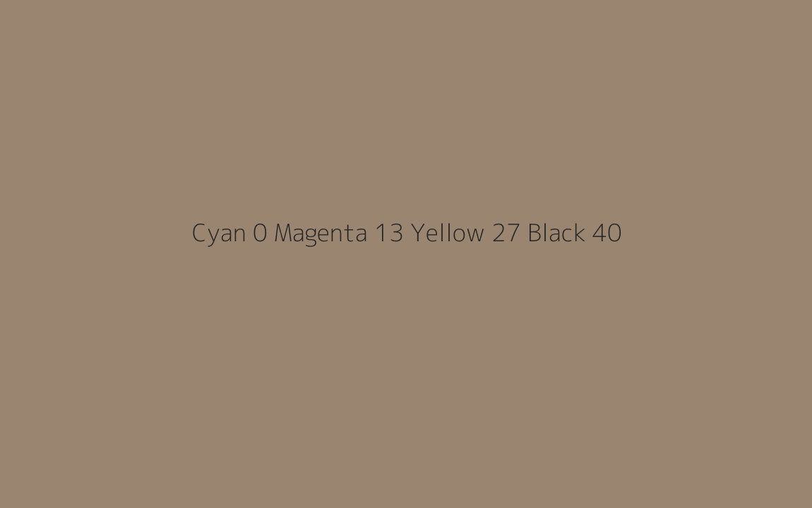 CMYK Color: Cyan 0 Magenta 13 Yellow 27 Black 40 CMYK name: Pale brown CMYK Color: Cyan 0 Magenta 13 Yellow 27 Black 40 CMYK name: Pale brown