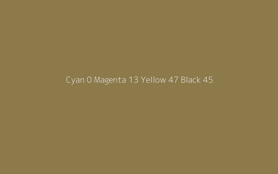 CMYK Color: Cyan 0 Magenta 13 Yellow 47 Black 45 CMYK name: Goldenrod CMYK Color: Cyan 0 Magenta 13 Yellow 47 Black 45 CMYK name: Goldenrod
