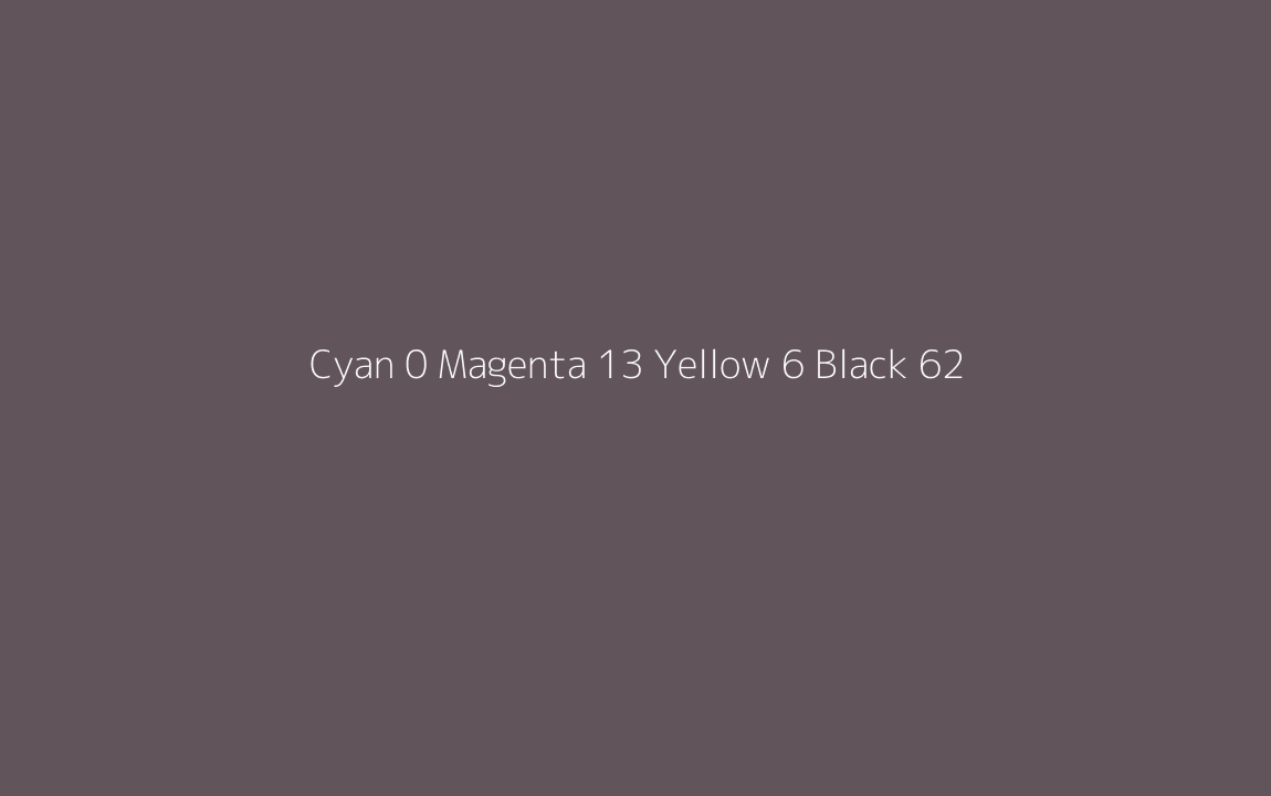 CMYK Color: Cyan 0 Magenta 13 Yellow 6 Black 62 CMYK name: Eggplant CMYK Color: Cyan 0 Magenta 13 Yellow 6 Black 62 CMYK name: Eggplant