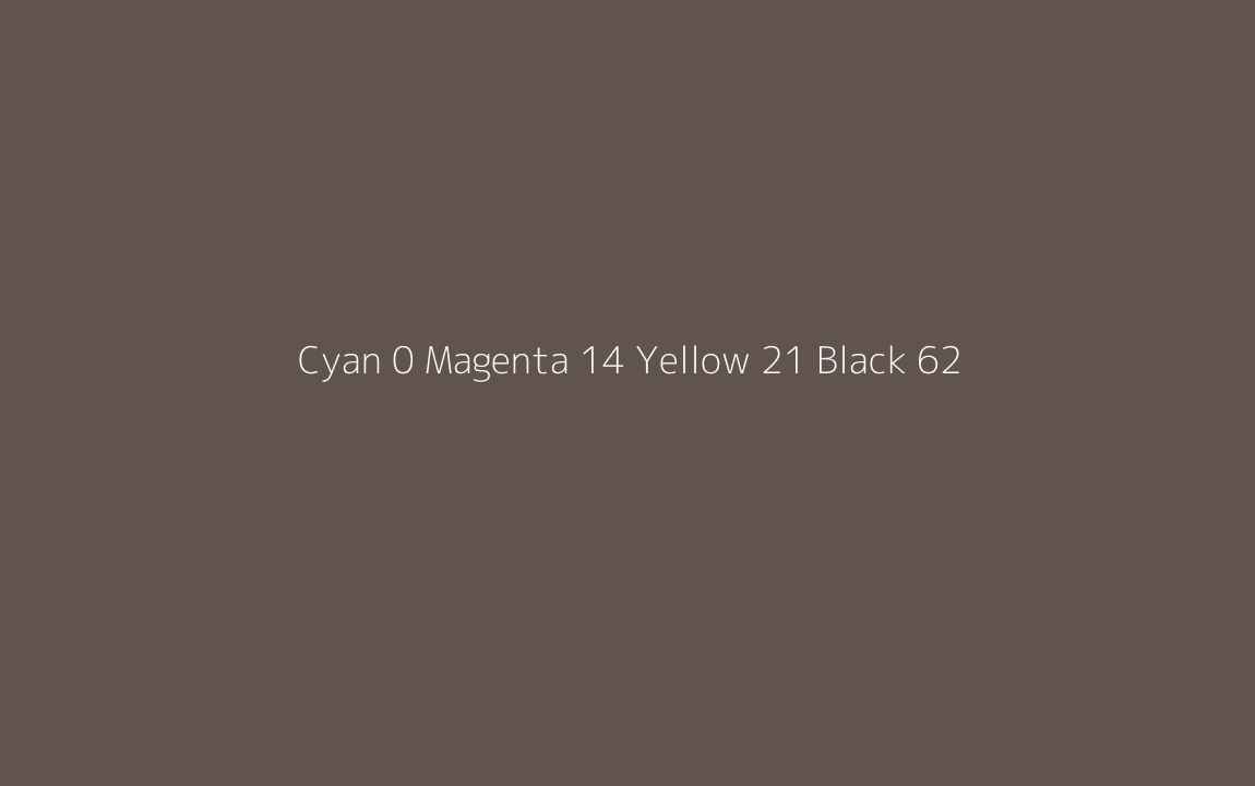 CMYK Color: Cyan 0 Magenta 14 Yellow 21 Black 62 CMYK name: Quincy CMYK Color: Cyan 0 Magenta 14 Yellow 21 Black 62 CMYK name: Quincy