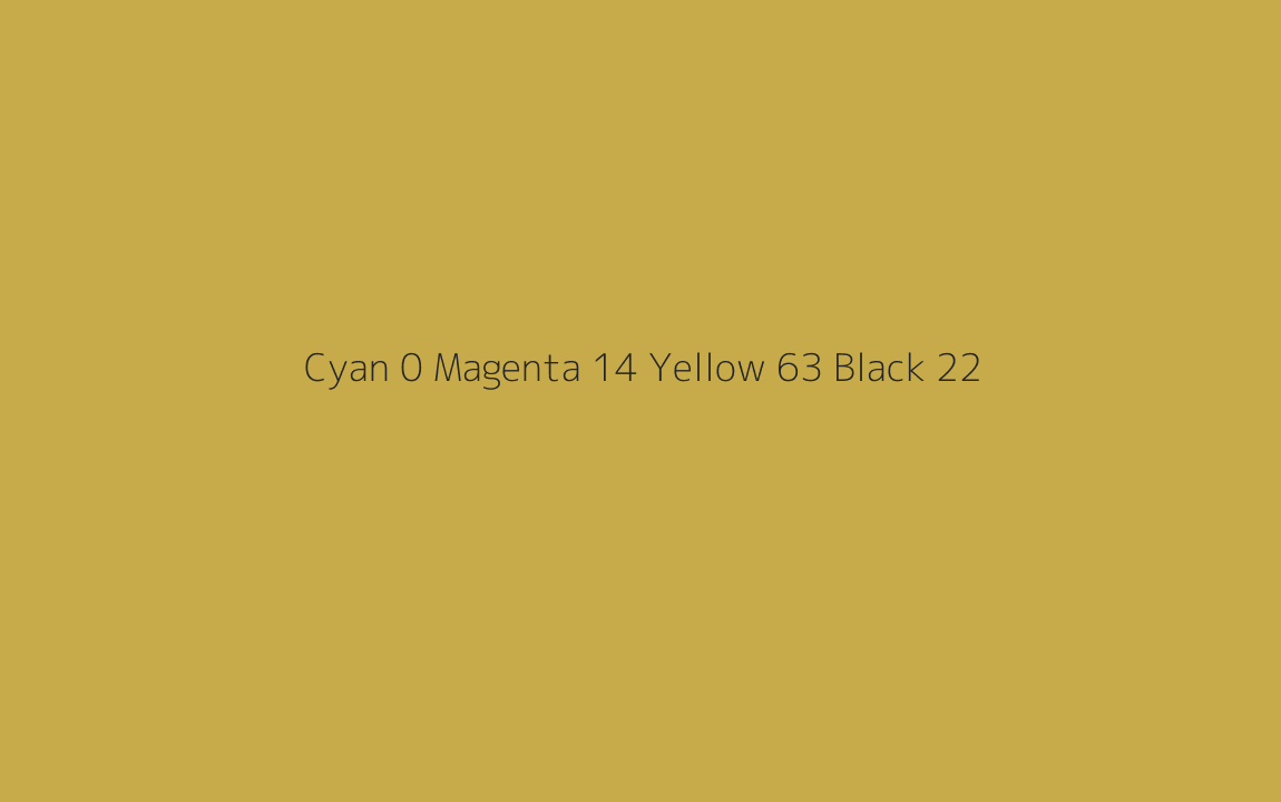 CMYK Color: Cyan 0 Magenta 14 Yellow 63 Black 22 CMYK name: Hokey pokey CMYK Color: Cyan 0 Magenta 14 Yellow 63 Black 22 CMYK name: Hokey pokey