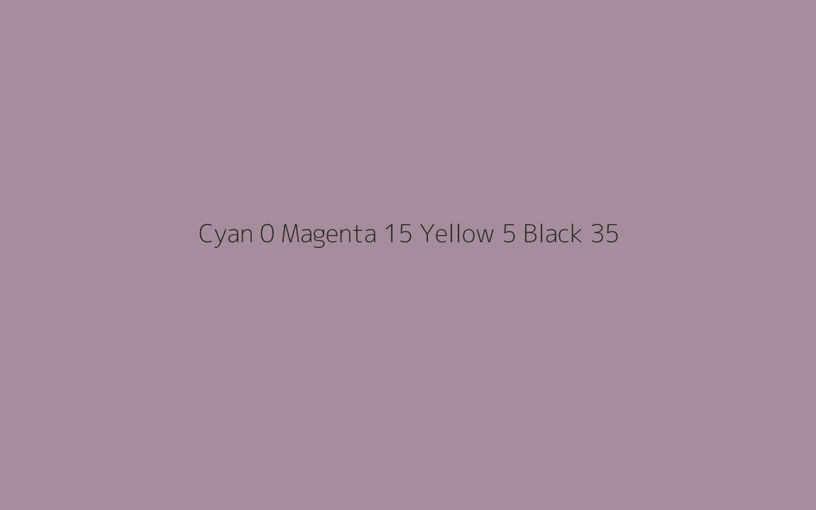 CMYK Color: Cyan 0 Magenta 15 Yellow 5 Black 35 CMYK name: Bouquet CMYK Color: Cyan 0 Magenta 15 Yellow 5 Black 35 CMYK name: Bouquet