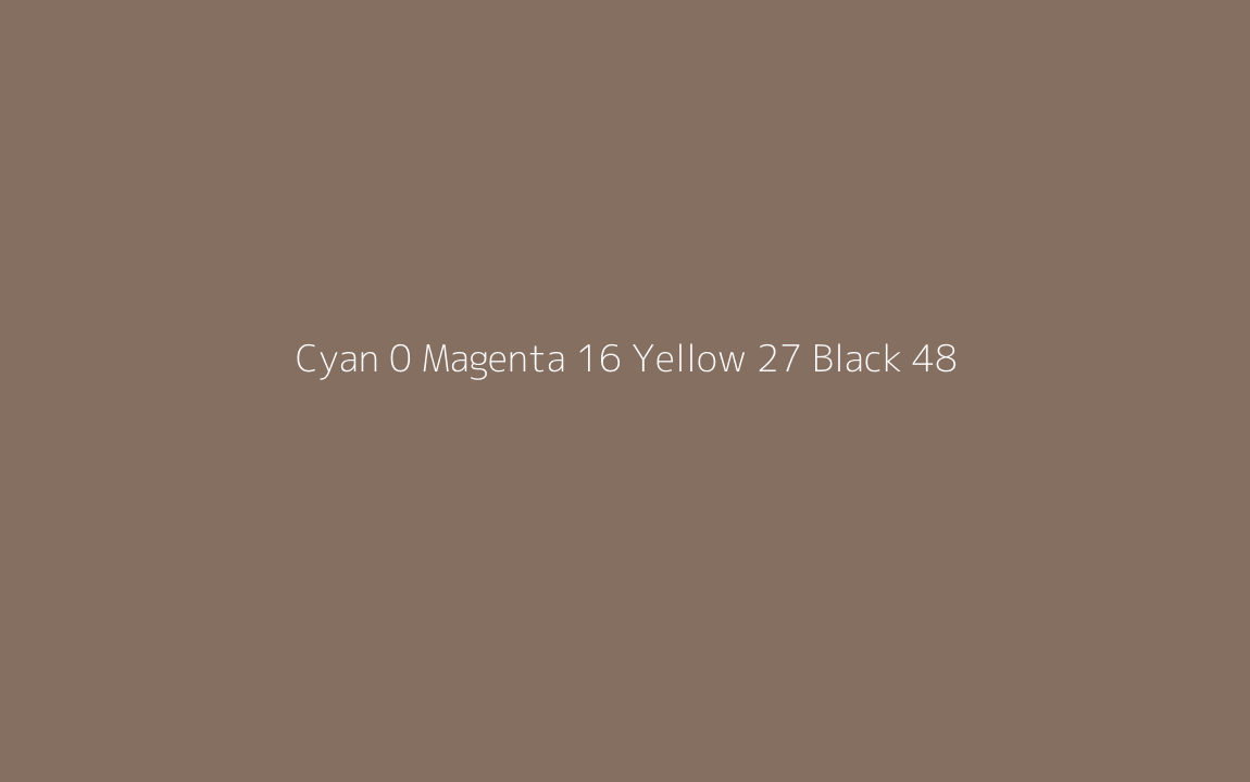 CMYK Color: Cyan 0 Magenta 16 Yellow 27 Black 48 CMYK name: Potters clay CMYK Color: Cyan 0 Magenta 16 Yellow 27 Black 48 CMYK name: Potters clay