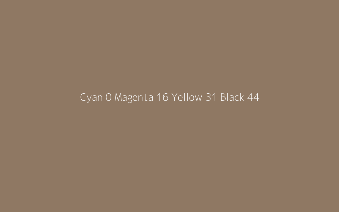 CMYK Color: Cyan 0 Magenta 16 Yellow 31 Black 44 CMYK name: Brown sugar CMYK Color: Cyan 0 Magenta 16 Yellow 31 Black 44 CMYK name: Brown sugar