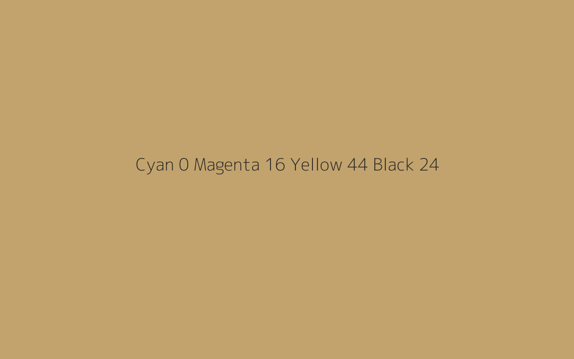CMYK Color: Cyan 0 Magenta 16 Yellow 44 Black 24 CMYK name: Aztec gold CMYK Color: Cyan 0 Magenta 16 Yellow 44 Black 24 CMYK name: Aztec gold