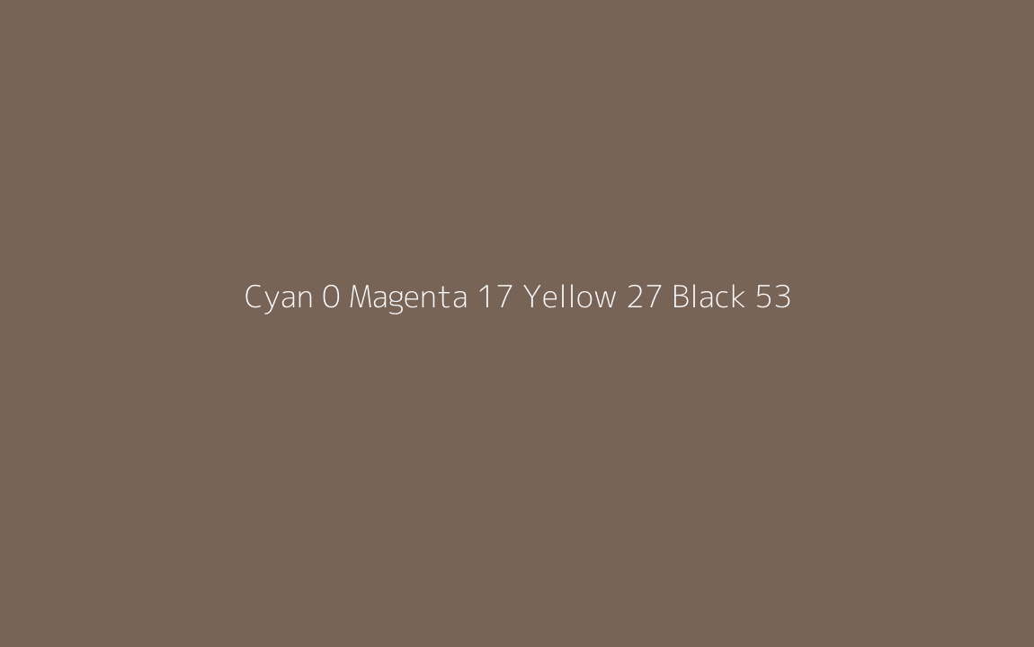 CMYK Color: Cyan 0 Magenta 17 Yellow 27 Black 53 CMYK name: Boomerang CMYK Color: Cyan 0 Magenta 17 Yellow 27 Black 53 CMYK name: Boomerang