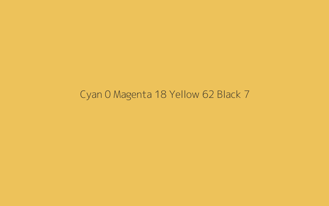 CMYK Color: Cyan 0 Magenta 18 Yellow 62 Black 7 CMYK name: Cream can CMYK Color: Cyan 0 Magenta 18 Yellow 62 Black 7 CMYK name: Cream can