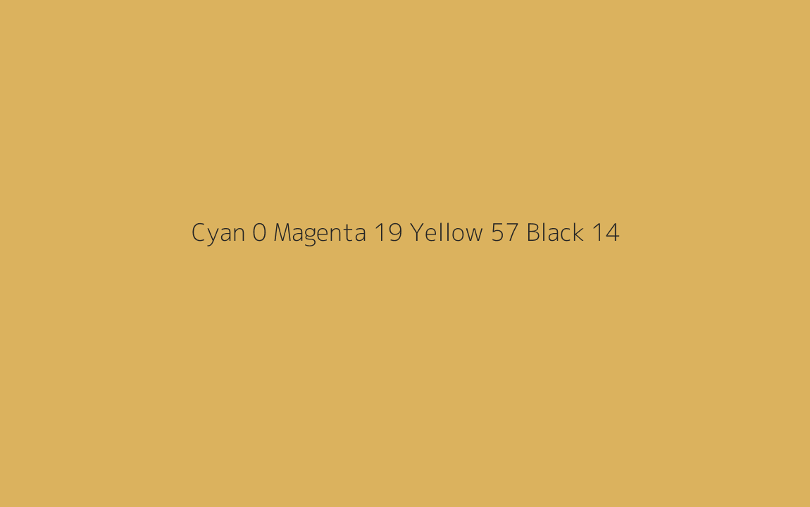 CMYK Color: Cyan 0 Magenta 19 Yellow 57 Black 14 CMYK name: Fish n chips CMYK Color: Cyan 0 Magenta 19 Yellow 57 Black 14 CMYK name: Fish n chips