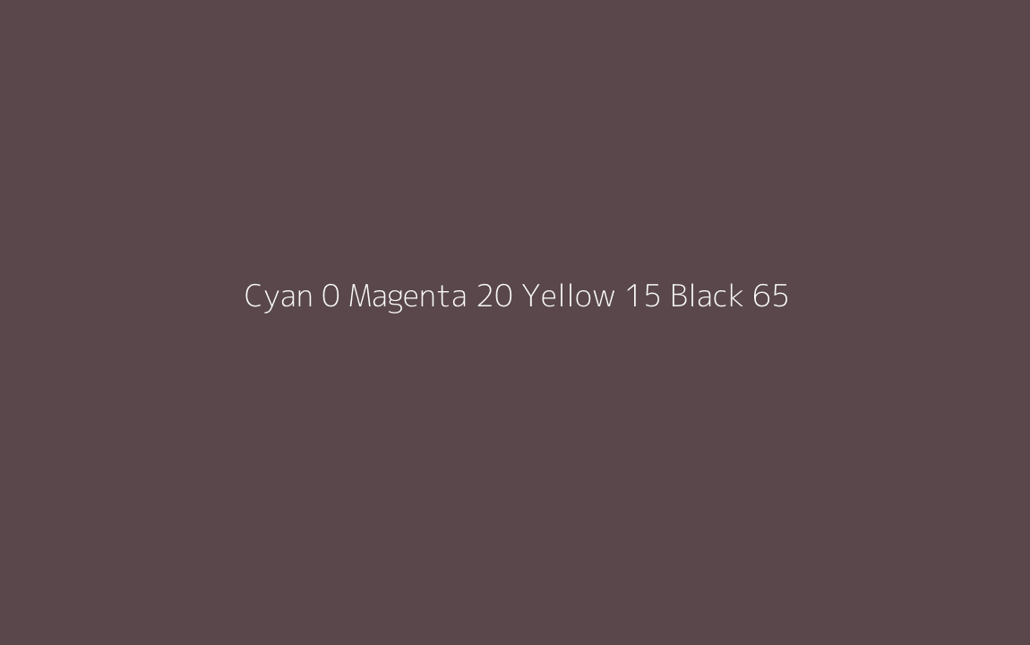 CMYK Color: Cyan 0 Magenta 20 Yellow 15 Black 65 CMYK name: Dark crimson CMYK Color: Cyan 0 Magenta 20 Yellow 15 Black 65 CMYK name: Dark crimson
