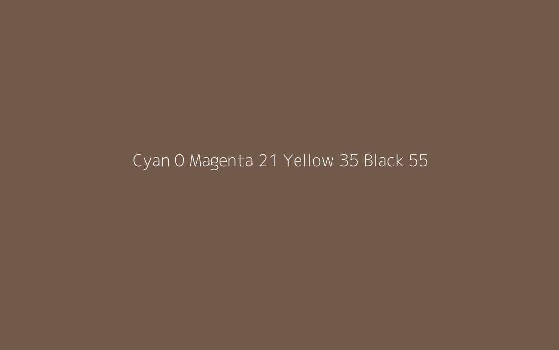 CMYK Color: Cyan 0 Magenta 21 Yellow 35 Black 55 CMYK name: Deep ochre CMYK Color: Cyan 0 Magenta 21 Yellow 35 Black 55 CMYK name: Deep ochre