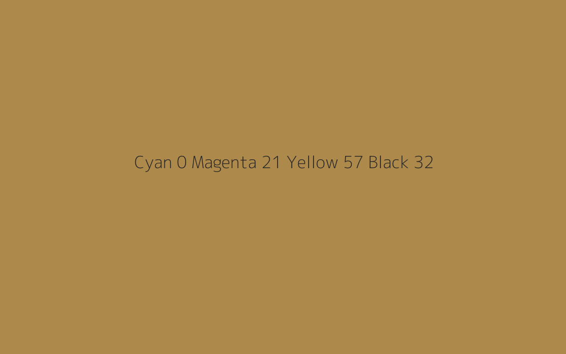 CMYK Color: Cyan 0 Magenta 21 Yellow 57 Black 32 CMYK name: Mandalay CMYK Color: Cyan 0 Magenta 21 Yellow 57 Black 32 CMYK name: Mandalay
