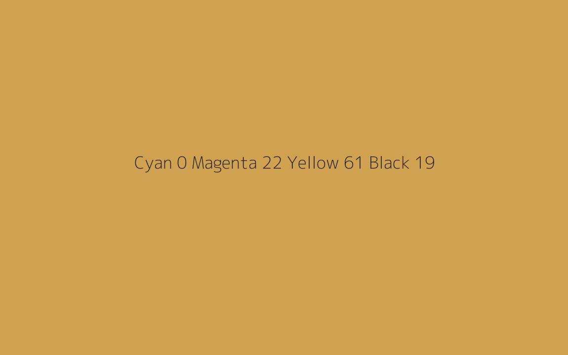 CMYK Color: Cyan 0 Magenta 22 Yellow 61 Black 19 CMYK name: Afterglow CMYK Color: Cyan 0 Magenta 22 Yellow 61 Black 19 CMYK name: Afterglow