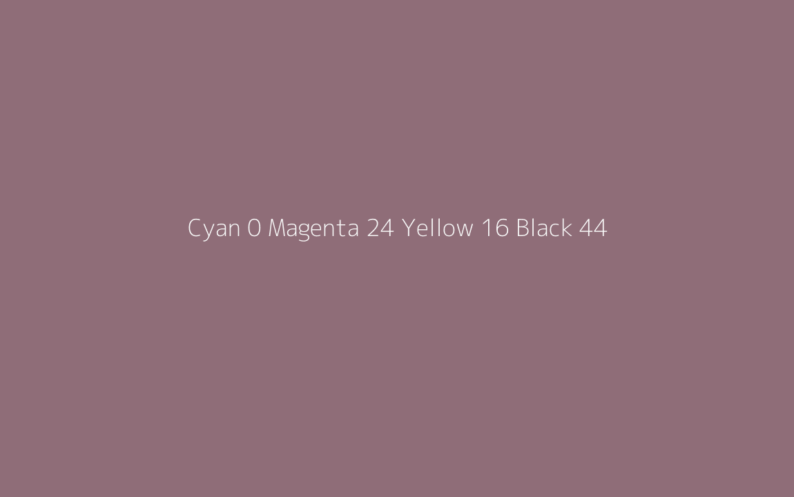 CMYK Color: Cyan 0 Magenta 24 Yellow 16 Black 44 CMYK name: Cannon pink CMYK Color: Cyan 0 Magenta 24 Yellow 16 Black 44 CMYK name: Cannon pink