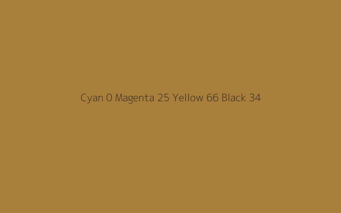 CMYK Color: Cyan 0 Magenta 25 Yellow 66 Black 34 CMYK name: Strong gamboge CMYK Color: Cyan 0 Magenta 25 Yellow 66 Black 34 CMYK name: Strong gamboge