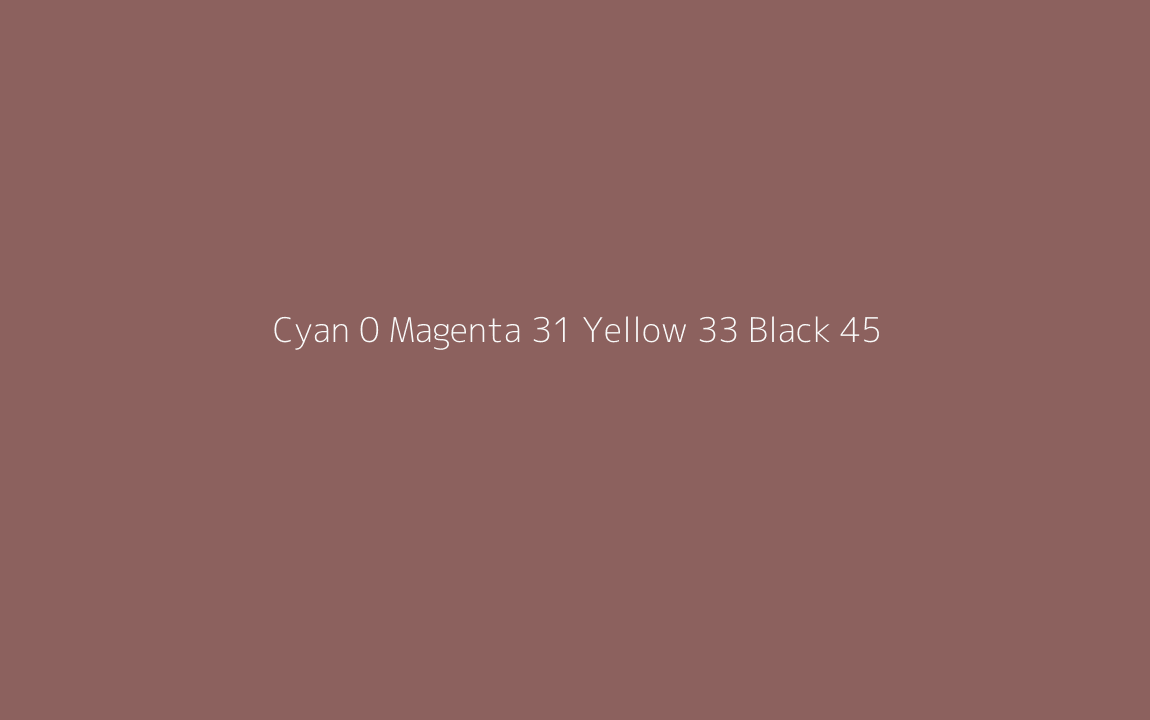 CMYK Color: Cyan 0 Magenta 31 Yellow 33 Black 45 CMYK name: Sanguine brown CMYK Color: Cyan 0 Magenta 31 Yellow 33 Black 45 CMYK name: Sanguine brown