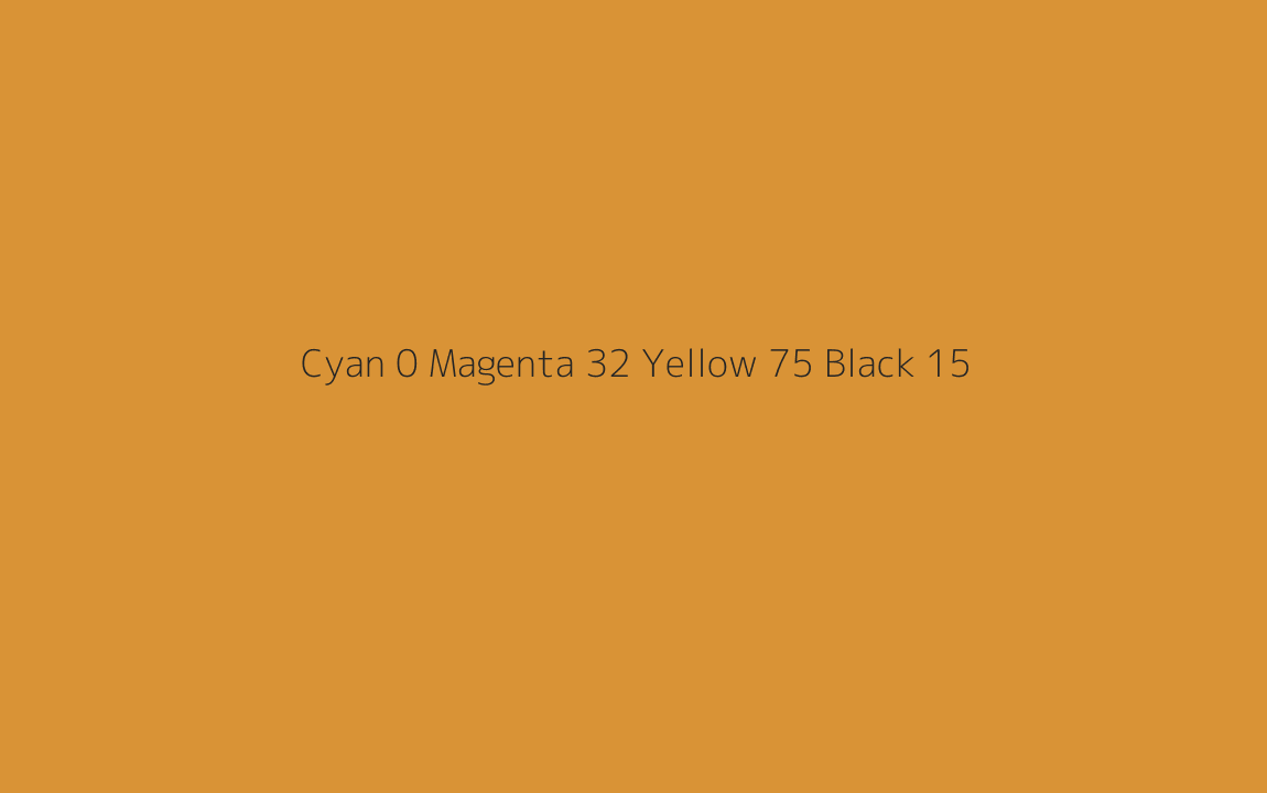 CMYK Color: Cyan 0 Magenta 32 Yellow 75 Black 15 CMYK name: Cool copper CMYK Color: Cyan 0 Magenta 32 Yellow 75 Black 15 CMYK name: Cool copper