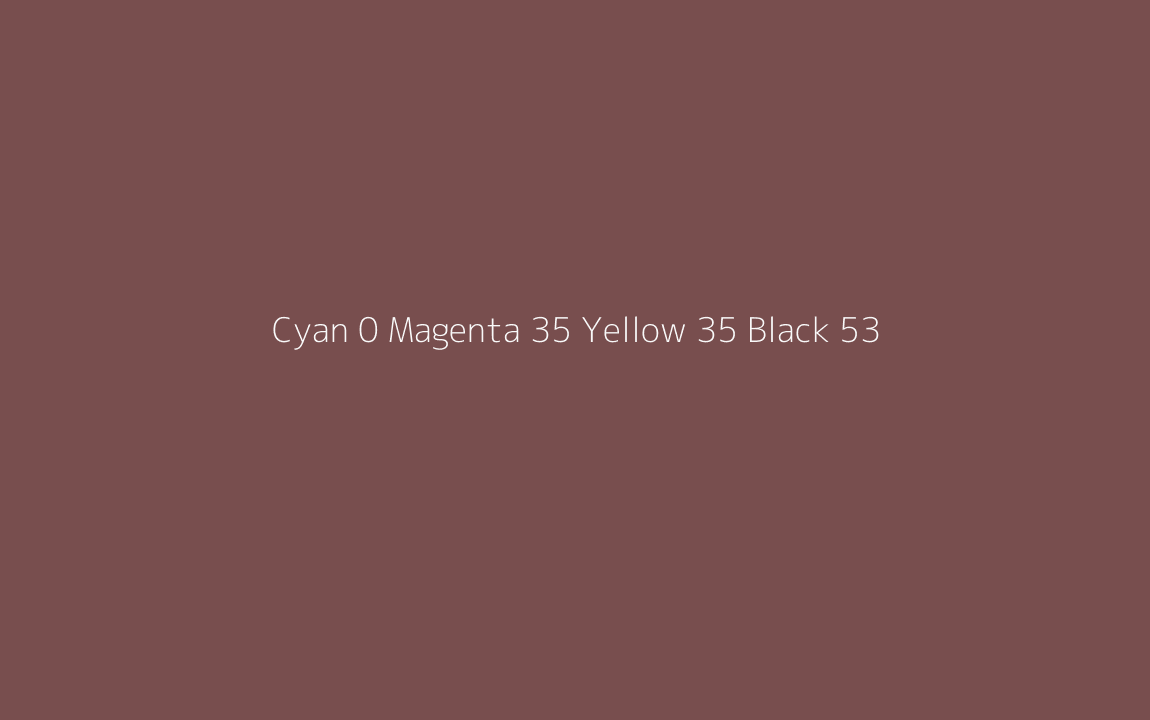 CMYK Color: Cyan 0 Magenta 35 Yellow 35 Black 53 CMYK name: Crown of thorns CMYK Color: Cyan 0 Magenta 35 Yellow 35 Black 53 CMYK name: Crown of thorns