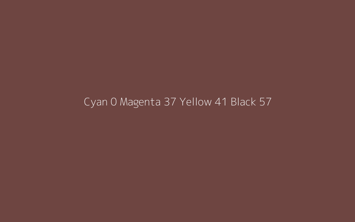 CMYK Color: Cyan 0 Magenta 37 Yellow 41 Black 57 CMYK name: Reddy brown CMYK Color: Cyan 0 Magenta 37 Yellow 41 Black 57 CMYK name: Reddy brown