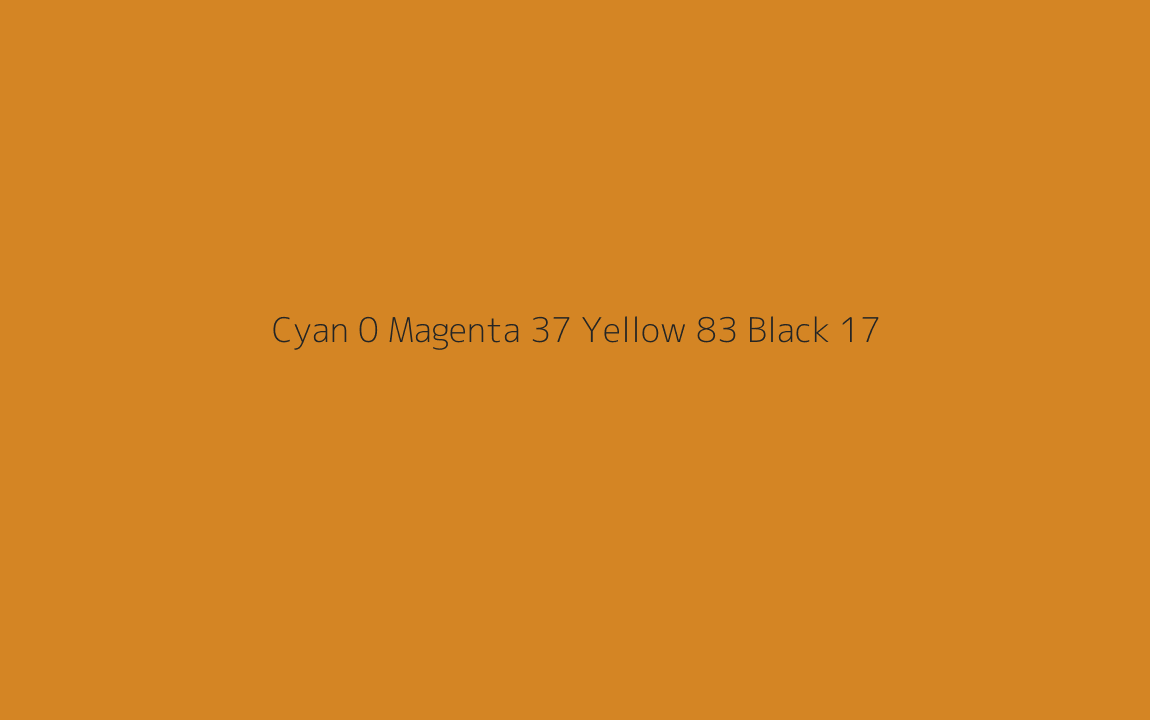 CMYK Color: Cyan 0 Magenta 37 Yellow 83 Black 17 CMYK name: Beer srm 11 CMYK Color: Cyan 0 Magenta 37 Yellow 83 Black 17 CMYK name: Beer srm 11