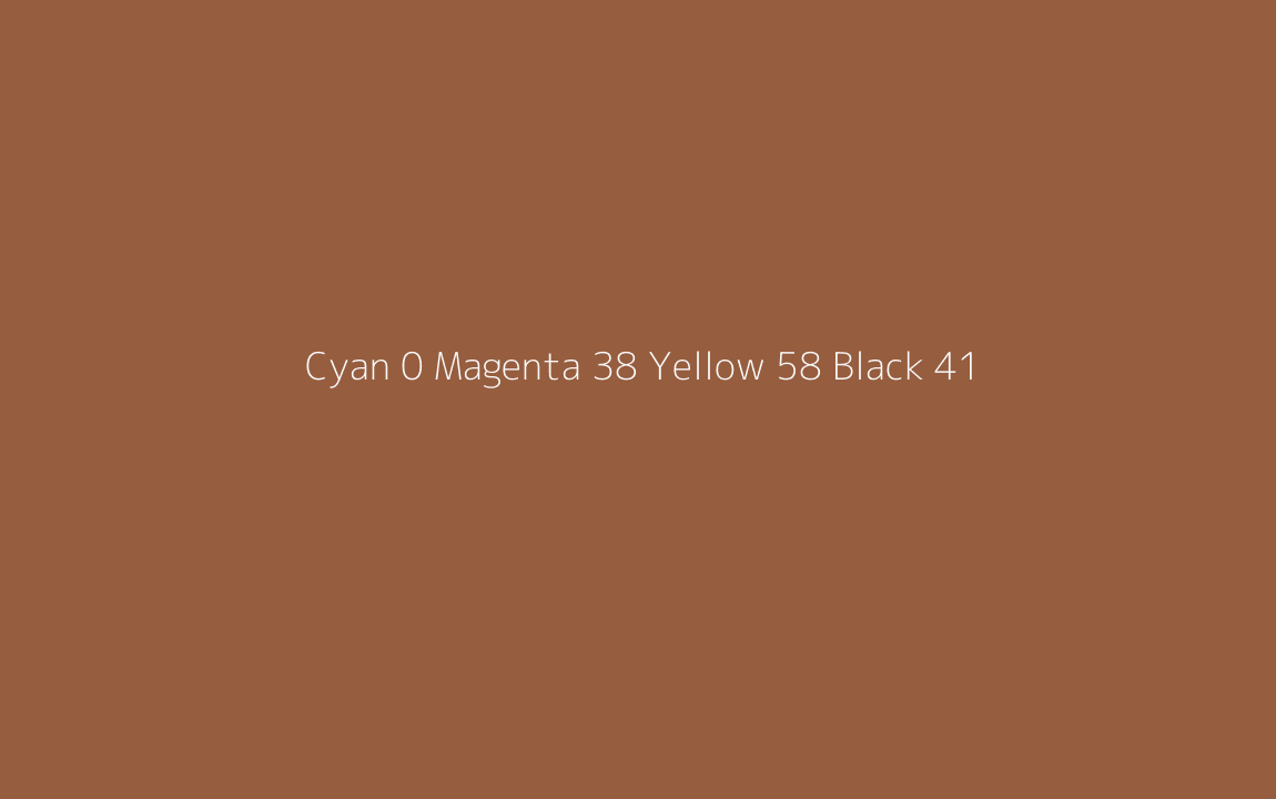 CMYK Color: Cyan 0 Magenta 38 Yellow 58 Black 41 CMYK name: Beer srm 20 CMYK Color: Cyan 0 Magenta 38 Yellow 58 Black 41 CMYK name: Beer srm 20