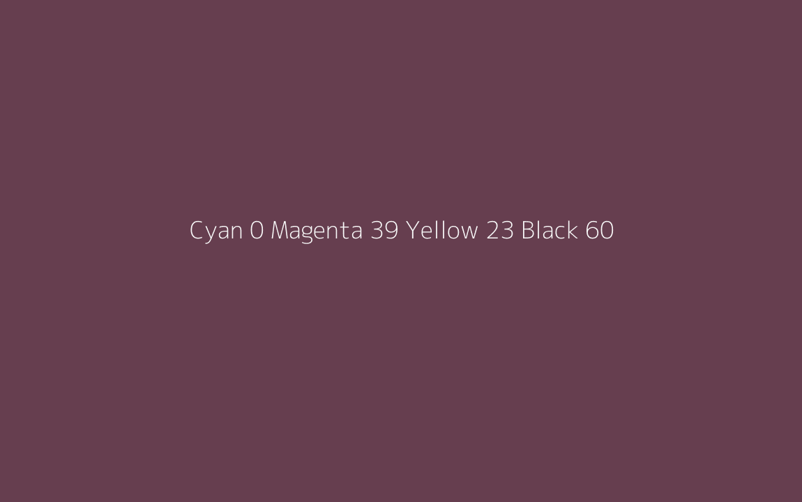 CMYK Color: Cyan 0 Magenta 39 Yellow 23 Black 60 CMYK name: Black rose CMYK Color: Cyan 0 Magenta 39 Yellow 23 Black 60 CMYK name: Black rose
