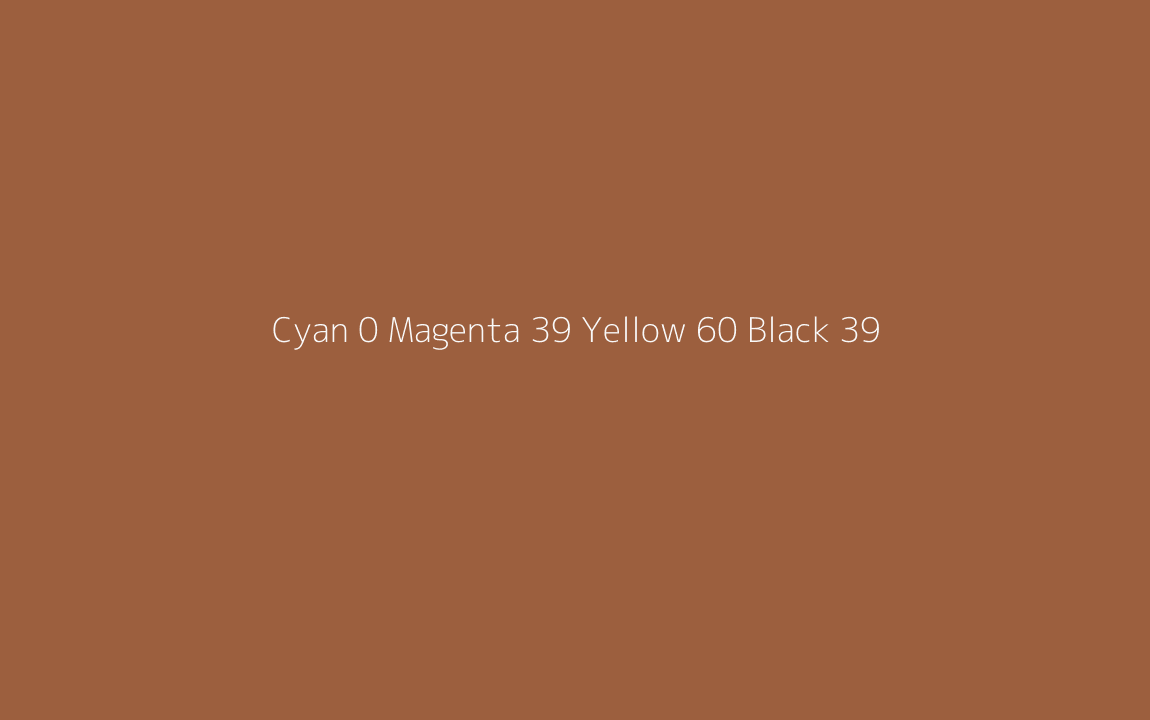CMYK Color: Cyan 0 Magenta 39 Yellow 60 Black 39 CMYK name: Beer srm 19 CMYK Color: Cyan 0 Magenta 39 Yellow 60 Black 39 CMYK name: Beer srm 19