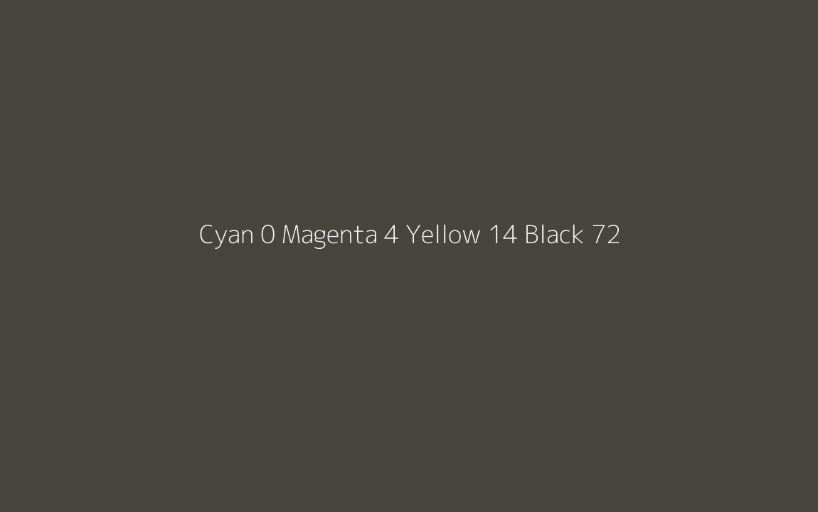 CMYK Color: Cyan 0 Magenta 4 Yellow 14 Black 72 CMYK name: Madras CMYK Color: Cyan 0 Magenta 4 Yellow 14 Black 72 CMYK name: Madras