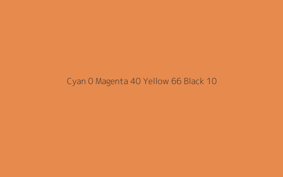 CMYK Color: Cyan 0 Magenta 40 Yellow 66 Black 10 CMYK name: Hi jinx CMYK Color: Cyan 0 Magenta 40 Yellow 66 Black 10 CMYK name: Hi jinx