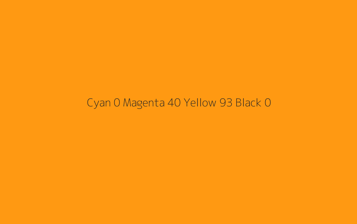CMYK Color: Cyan 0 Magenta 40 Yellow 93 Black 0 CMYK name: Cadmium yellow CMYK Color: Cyan 0 Magenta 40 Yellow 93 Black 0 CMYK name: Cadmium yellow