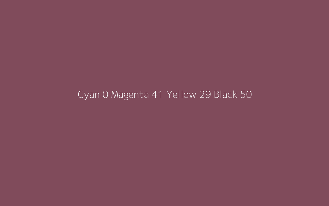 CMYK Color: Cyan 0 Magenta 41 Yellow 29 Black 50 CMYK name: Claret CMYK Color: Cyan 0 Magenta 41 Yellow 29 Black 50 CMYK name: Claret