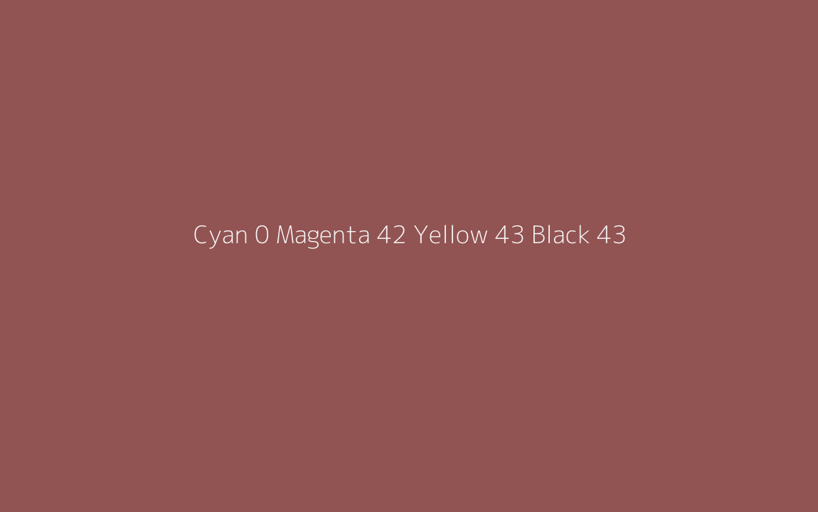 CMYK Color: Cyan 0 Magenta 42 Yellow 43 Black 43 CMYK name: Vivid auburn CMYK Color: Cyan 0 Magenta 42 Yellow 43 Black 43 CMYK name: Vivid auburn