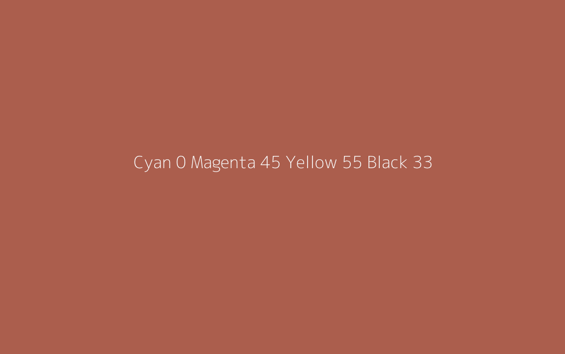 CMYK Color: Cyan 0 Magenta 45 Yellow 55 Black 33 CMYK name: Chinese red CMYK Color: Cyan 0 Magenta 45 Yellow 55 Black 33 CMYK name: Chinese red