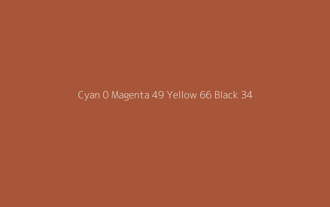 CMYK Color: Cyan 0 Magenta 49 Yellow 66 Black 34 CMYK name: Strong vermilion CMYK Color: Cyan 0 Magenta 49 Yellow 66 Black 34 CMYK name: Strong vermilion