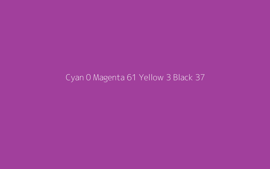 CMYK Color: Cyan 0 Magenta 61 Yellow 3 Black 37 CMYK name: Barney purple CMYK Color: Cyan 0 Magenta 61 Yellow 3 Black 37 CMYK name: Barney purple
