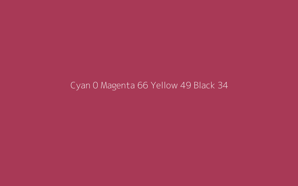 CMYK Color: Cyan 0 Magenta 66 Yellow 49 Black 34 CMYK name: Strong crimson CMYK Color: Cyan 0 Magenta 66 Yellow 49 Black 34 CMYK name: Strong crimson