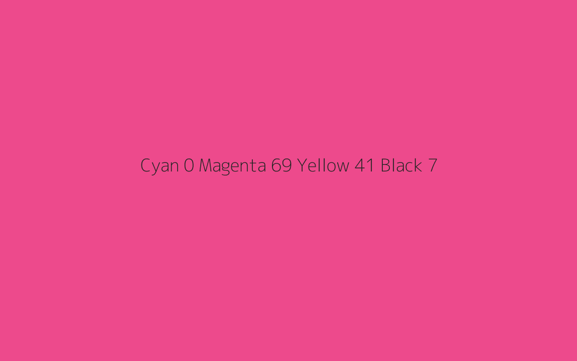 CMYK Color: Cyan 0 Magenta 69 Yellow 41 Black 7 CMYK name: Cerise pink CMYK Color: Cyan 0 Magenta 69 Yellow 41 Black 7 CMYK name: Cerise pink