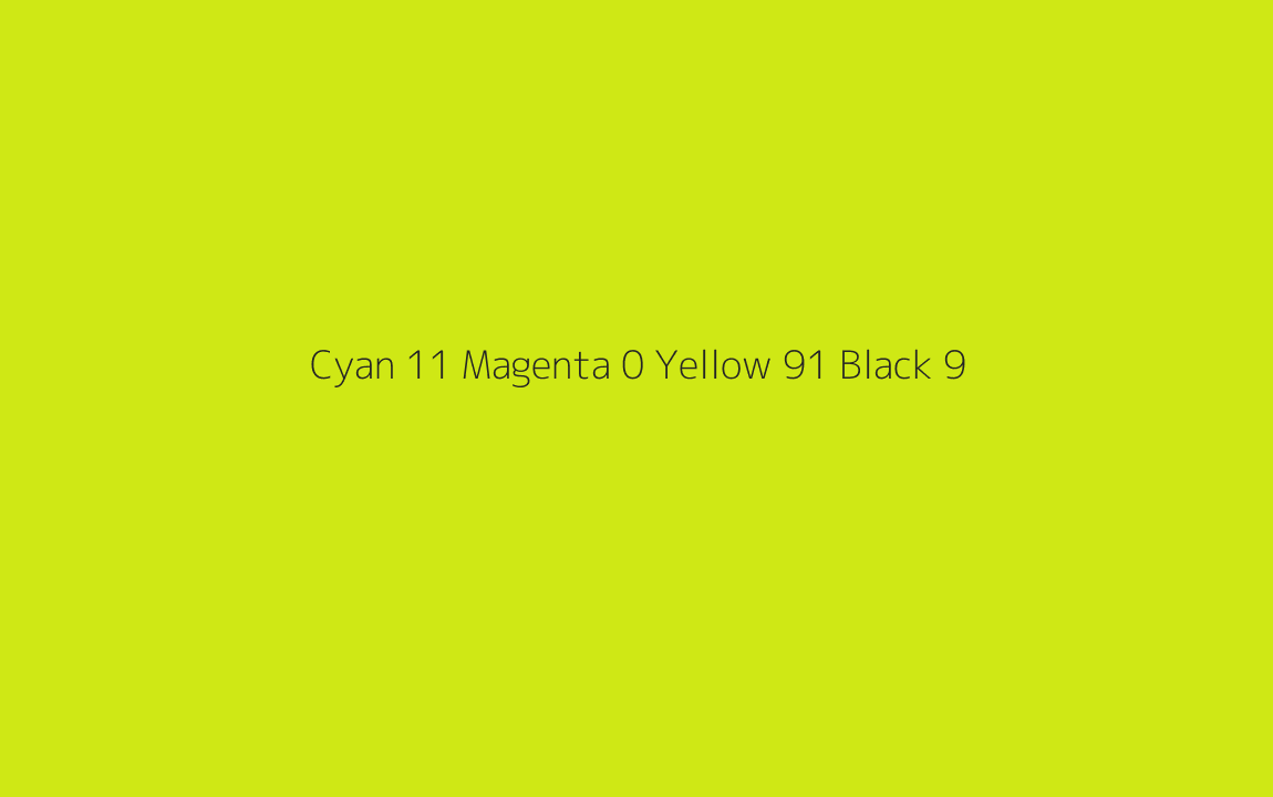 CMYK Color: Cyan 11 Magenta 0 Yellow 91 Black 9 CMYK name: Vivid apple green CMYK Color: Cyan 11 Magenta 0 Yellow 91 Black 9 CMYK name: Vivid apple green