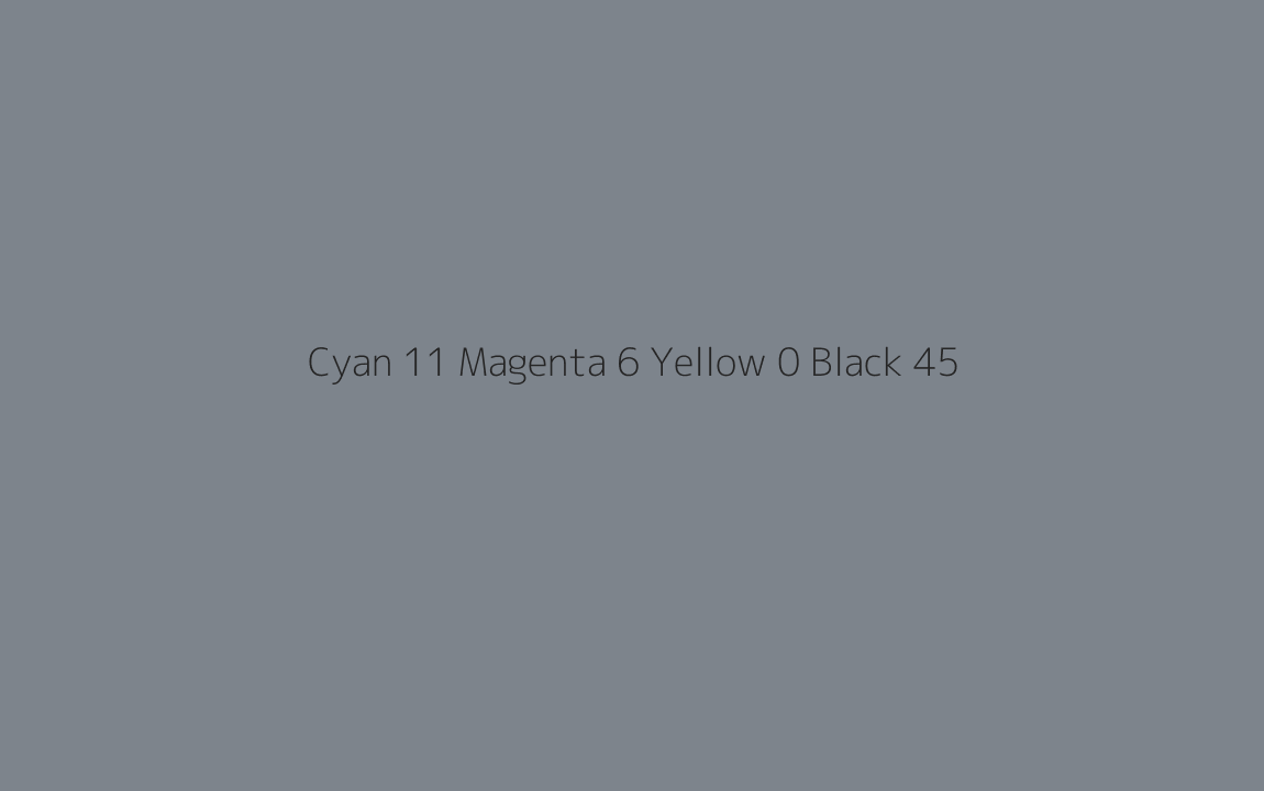 CMYK Color: Cyan 11 Magenta 6 Yellow 0 Black 45 CMYK name: Light steel blue CMYK Color: Cyan 11 Magenta 6 Yellow 0 Black 45 CMYK name: Light steel blue