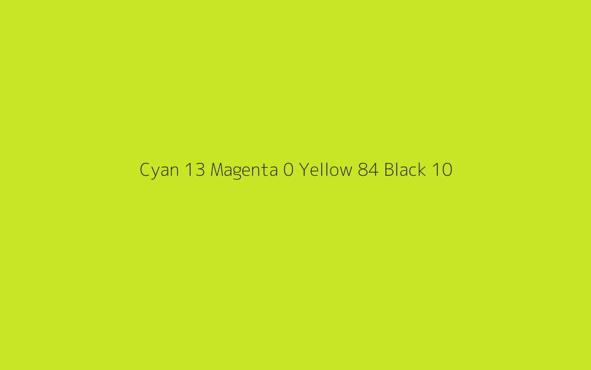 CMYK Color: Cyan 13 Magenta 0 Yellow 84 Black 10 CMYK name: Las palmas CMYK Color: Cyan 13 Magenta 0 Yellow 84 Black 10 CMYK name: Las palmas