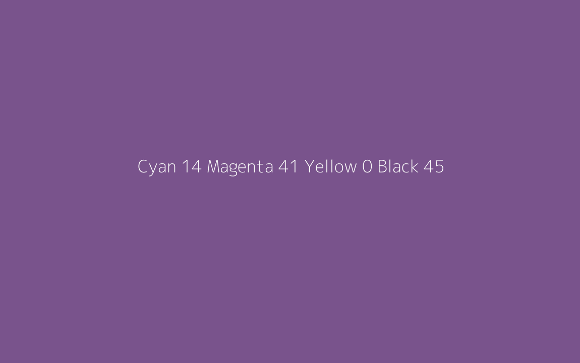 CMYK Color: Cyan 14 Magenta 41 Yellow 0 Black 45 CMYK name: Dark orchid CMYK Color: Cyan 14 Magenta 41 Yellow 0 Black 45 CMYK name: Dark orchid