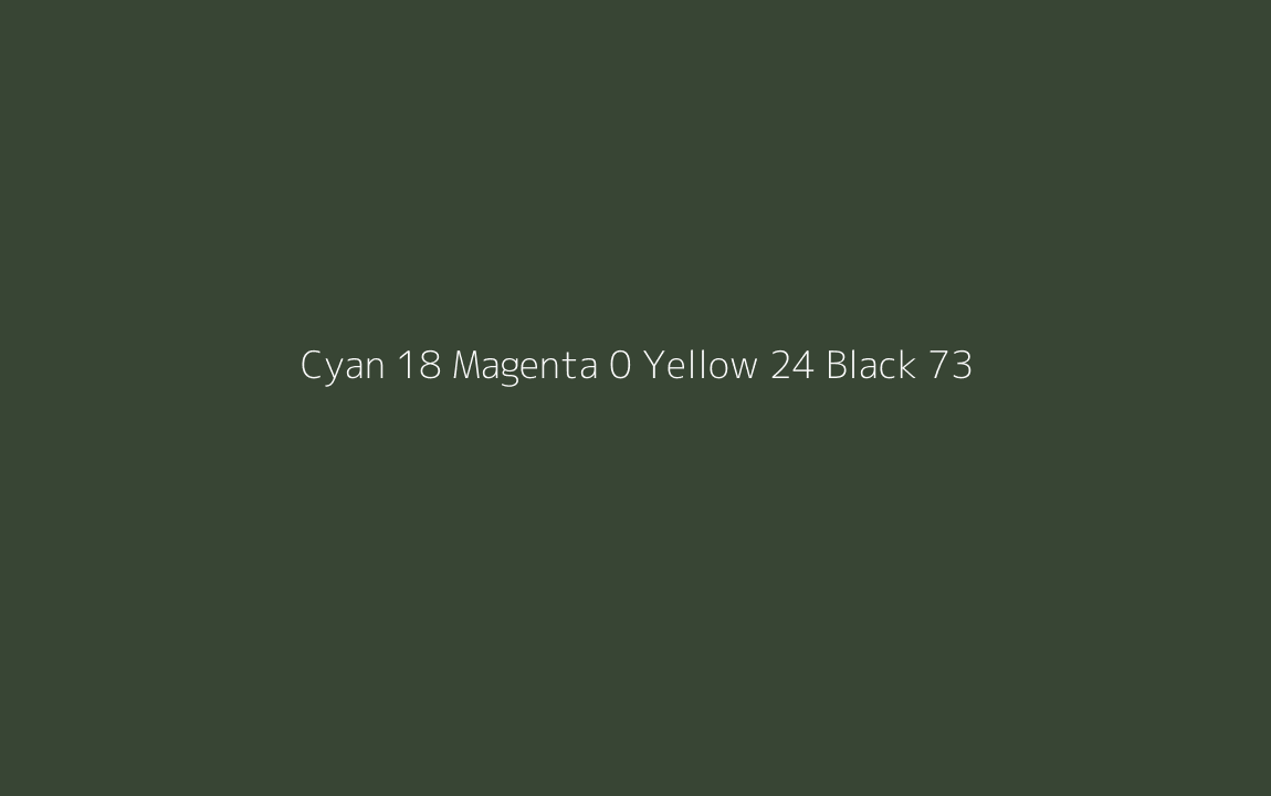CMYK Color: Cyan 18 Magenta 0 Yellow 24 Black 73 CMYK name: Forrest green CMYK Color: Cyan 18 Magenta 0 Yellow 24 Black 73 CMYK name: Forrest green
