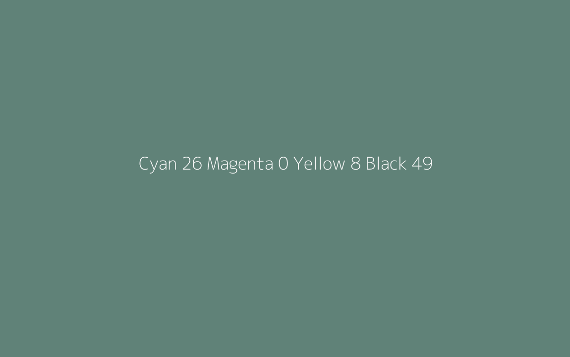 CMYK Color: Cyan 26 Magenta 0 Yellow 8 Black 49 CMYK name: Deep aquamarine CMYK Color: Cyan 26 Magenta 0 Yellow 8 Black 49 CMYK name: Deep aquamarine