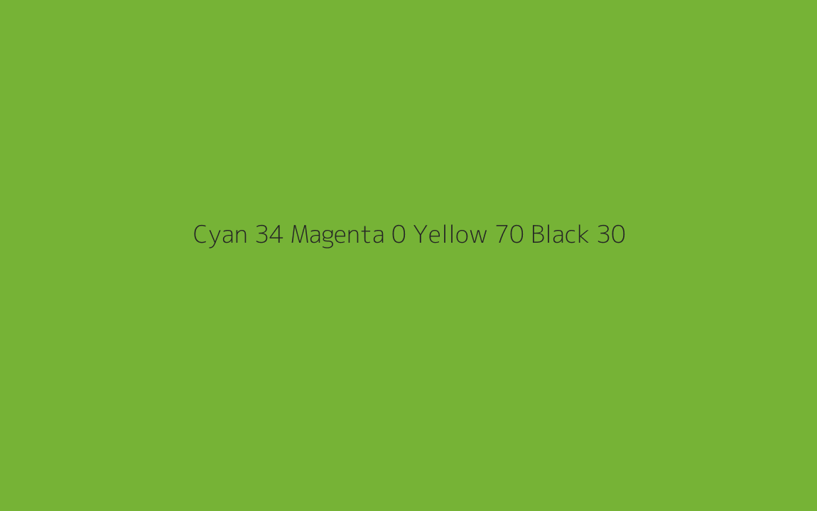 CMYK Color: Cyan 34 Magenta 0 Yellow 70 Black 30 CMYK name: Kermit green CMYK Color: Cyan 34 Magenta 0 Yellow 70 Black 30 CMYK name: Kermit green
