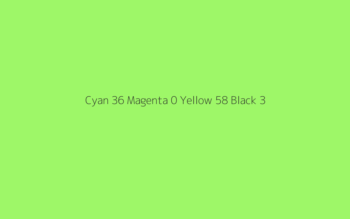 CMYK Color: Cyan 36 Magenta 0 Yellow 58 Black 3 CMYK name: Light grass green CMYK Color: Cyan 36 Magenta 0 Yellow 58 Black 3 CMYK name: Light grass green