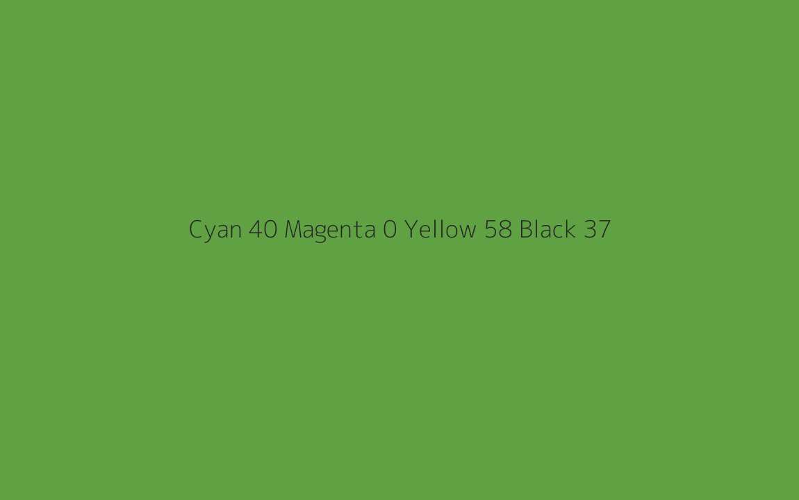CMYK Color: Cyan 40 Magenta 0 Yellow 58 Black 37 CMYK name: Grass green CMYK Color: Cyan 40 Magenta 0 Yellow 58 Black 37 CMYK name: Grass green