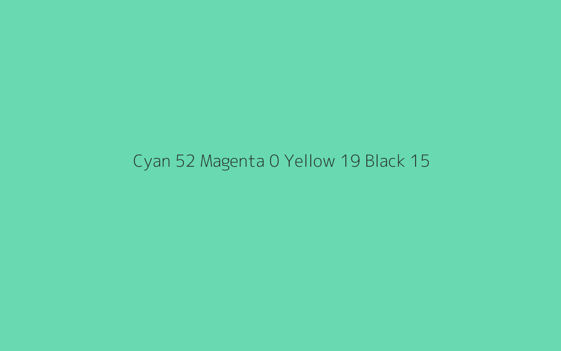 CMYK Color: Cyan 52 Magenta 0 Yellow 19 Black 15 CMYK name: PMS3385