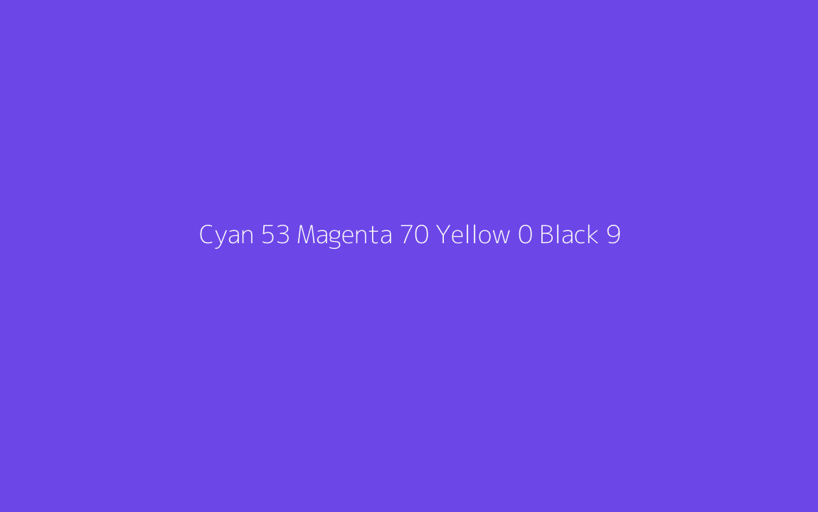 CMYK Color: Cyan 53 Magenta 70 Yellow 0 Black 9 CMYK name: Purpley blue CMYK Color: Cyan 53 Magenta 70 Yellow 0 Black 9 CMYK name: Purpley blue